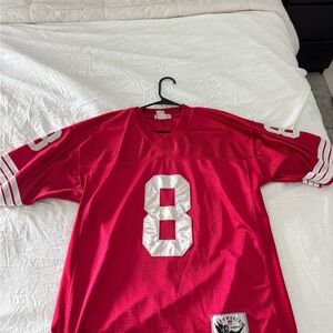 Mitchell & Ness Throwback Red Jersey